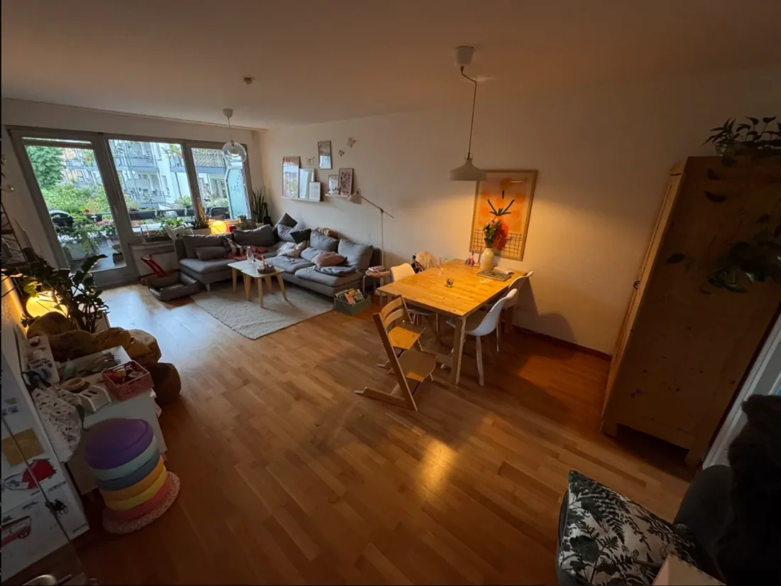 An ordinary phone photo of a living room.